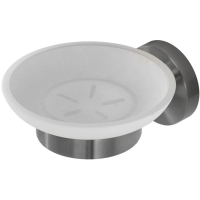 Мыльница Cezares Relax SODS-GM оружейная сталь