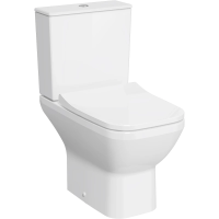 Унитаз компакт Vitra Integra Square Open-Back 9833B003-7205 с бачком и сиденьем Микролифт