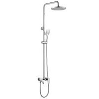 Душевая система Elghansa 2330235-2L однорычажная с ABS верхним душем 250 мм