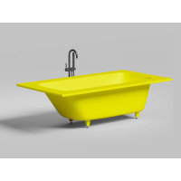 Ванна из литьевого мрамора Salini S-Stone Orlanda Kit Plus 102124MF 189x99 см, покраска по RAL матовый полностью