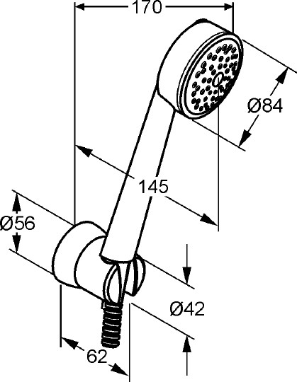 душевой гарнитур kludi zenta 1s 6065091-00