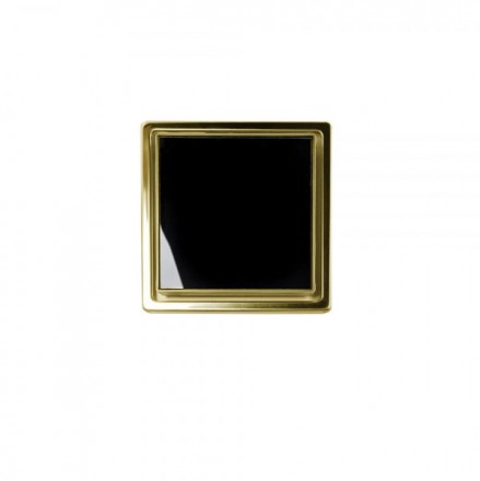 трап для душа pestan confluo standard 15x15 black glass 1 gold 13000152