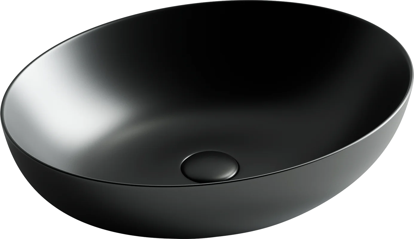 Раковина Ceramicanova Element CN6017MB накладная, 52x39.5 см, черная матовая