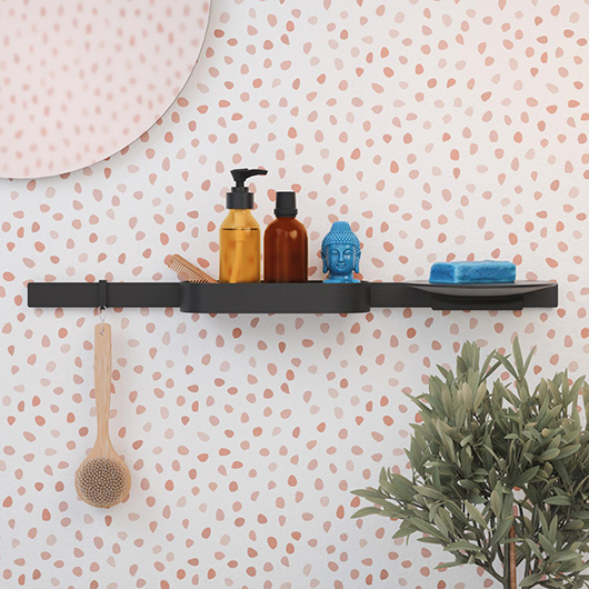 Полка Hansgrohe WallStoris 27915670, матовый черный