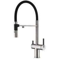 Смеситель для кухни с подключением к фильтру Paulmark Gravity Gr213888-BS