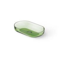 Раковина Dea Design Washbasins DD9104 580 R3 накладная, без отв., Glasstech, прозрачная смола, 58х34х12см., Emerald R3