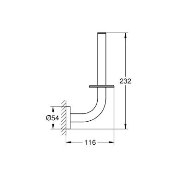 Держатель запасного рулона Grohe Essentials 40385001