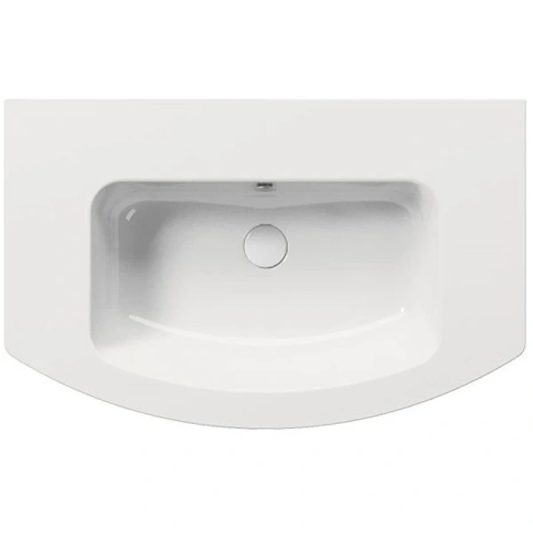 раковина gsi pura 8826111 подвесная, 82x49 см, bianco lucido (белый глянец)