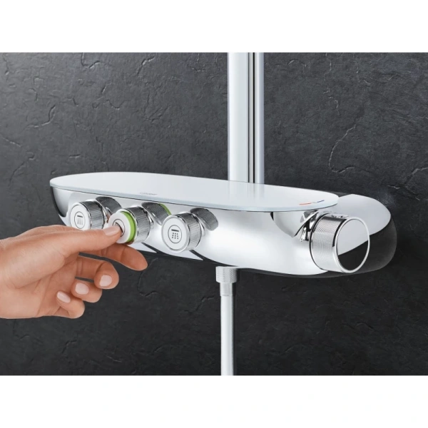 душевая система 361x220 мм мм grohe rainshower system smartcontrol 26250ls0