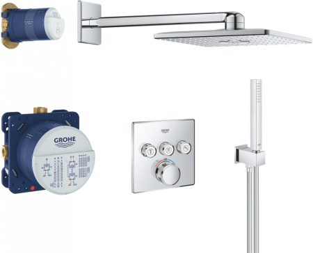 Душевая система Grohe Grohtherm SmartControl 34706000 Хром