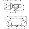 смеситель для душа hansgrohe logis 71263000