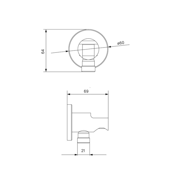 шланговое подключение iddis 003bl01i62 черный