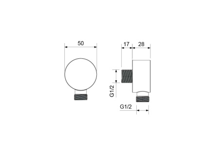 шланговое подключение aquatek aq2457mb, цвет черный матовый