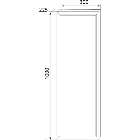 шкаф пенал marka one milacco 30п l у73201 pure white