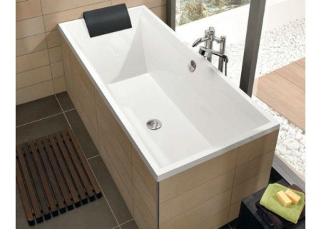 квариловая ванна villeroy&boch squaro ubq180sqr2v-01 180x80 см