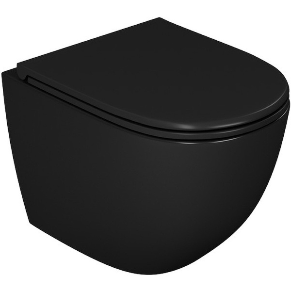 комплект унитаза с инсталляцией d&k matrix ds1392502 черный с сиденьем микролифт и черной клавишей смыва