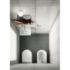 раковина gsi norm 8650111 подвесная, 35x26 см, bianco lucido (белый глянец)