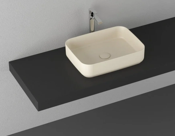 раковина 50x36 см isvea infinity 10nf65050sv-2k цвет слоновая кость