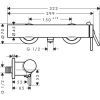 смеситель для душа hansgrohe tecturis s 73622000