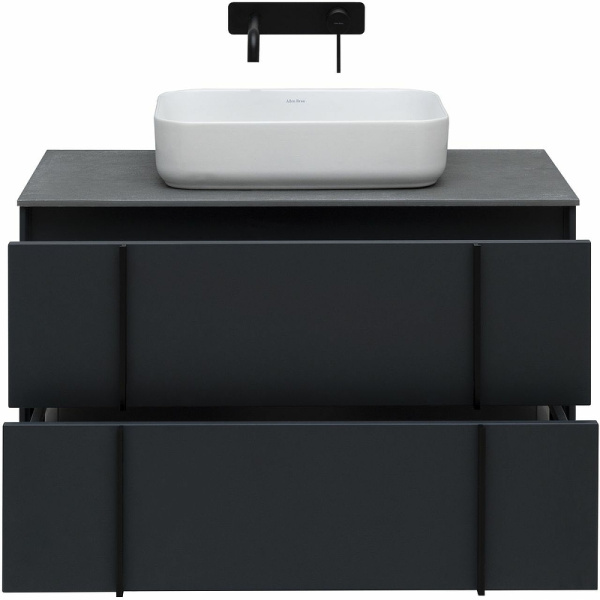 тумба под раковину allen brau reality 90 1.32006.am подвесная антрацит матовый