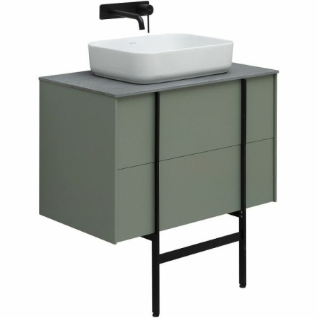 тумба под раковину allen brau reality 80 1.32005.cgm подвесная олива матовая