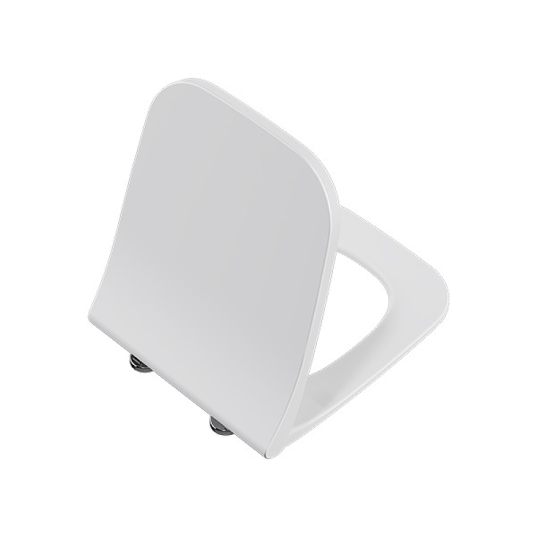 комплект унитаза с инсталляцией vitra integra square 9856b003-7206 с сиденьем микролифт и клавишей смыва хром матовый