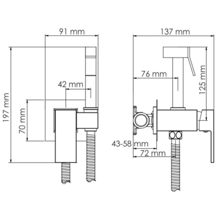 гигиенический комплект wasserkraft a71338