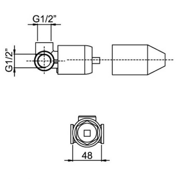 скрытая часть fima carlo frattini f2542or