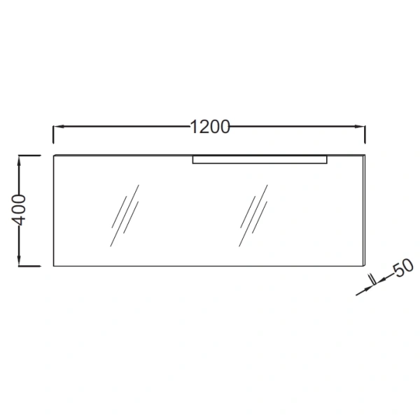 зеркало jacob delafon stillness 120 eb2008-nf с подсветкой с подогревом