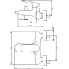 смеситель для ванны savol sk-h7101