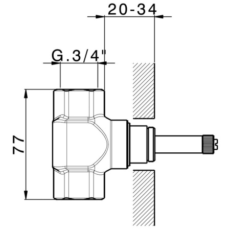 скрытая часть cisal za00331104