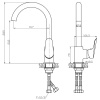 смеситель для кухни esko rio (rio 519)