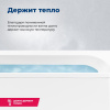 акриловая ванна aquanet light 150x70 243869 с каркасом, цвет белый