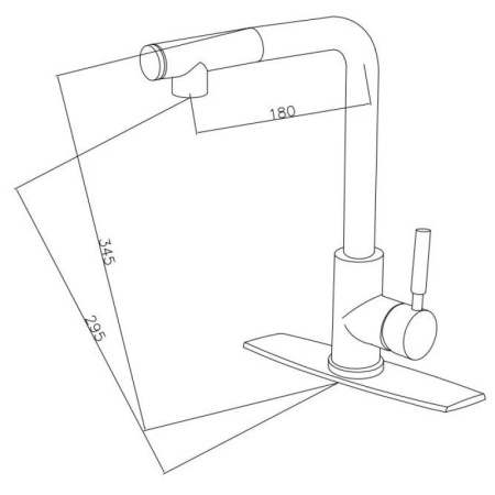 смеситель для кухни esko k12 (k12)