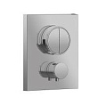 Смеситель Almar Core E176682.CR для душа, встраиваемый, термостатический, внешняя часть, на 2 выхода, цвет хром