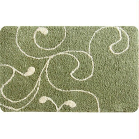 Коврик для ванной комнаты Iddis Flower Lace 60*90 см микрофибра green 412M690I12