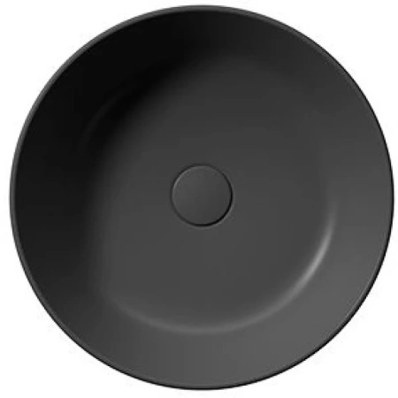 раковина gsi kube x 942726 накладная, ø45 см, ardesia opaco (черный матовый)