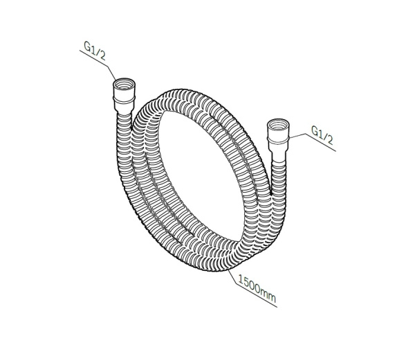 душевой шланг nice бронза n-01-762db 150 см.