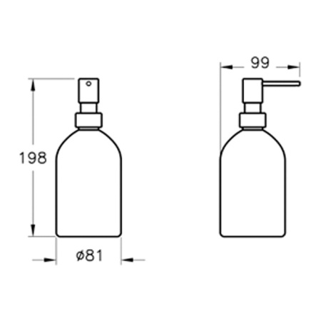 дозатор для жидкого мыла vitra origin a44891 хром/черный