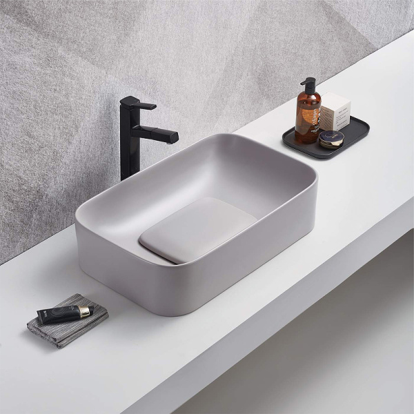 раковина-чаша weltwasser elbach 78575-50 mt-gr 50 10000008700 серая матовая