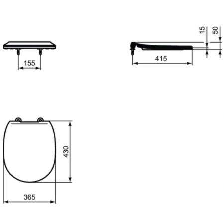 унитаз подвесной ideal standard connect e822301
