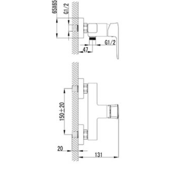 смеситель для душа lemark basis lm3603c