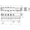 скрытая часть на 3 потребителя hansgrohe rainselect 15311180