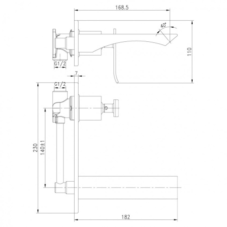 смеситель для раковины lemark contest lm5826cw