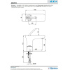 смеситель для раковины e.c.a novita 102108925hex