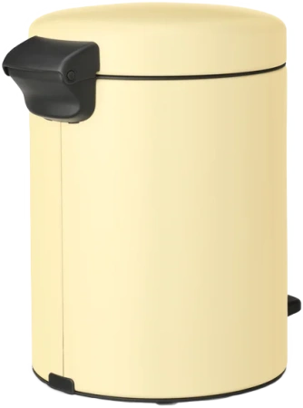 мусорное ведро brabantia newicon 233784 5 л, ванильно-желтое