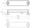 полотенцедержатель bemeta retro 144304232 хром
