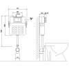 смывной бачок abber ac0104 для унитаза без клавиши смыва