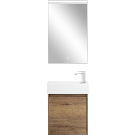 тумба под раковину belbagno kraft mini 50 r kraft mini-500/260-1a-so-rt-r подвесная rovere tabacco