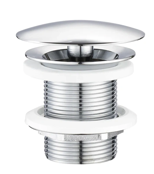 Донный клапан Cezares CZR-А81-01 для раковины, без перелива, хром